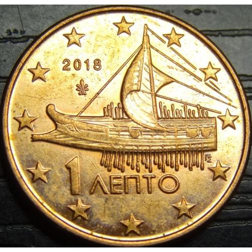 1 євроцент 2018 Греція