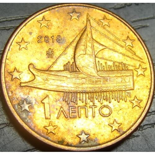 1 євроцент 2018 Греція