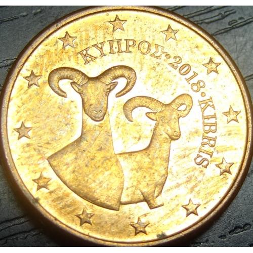 1 євроцент 2018 Кіпр