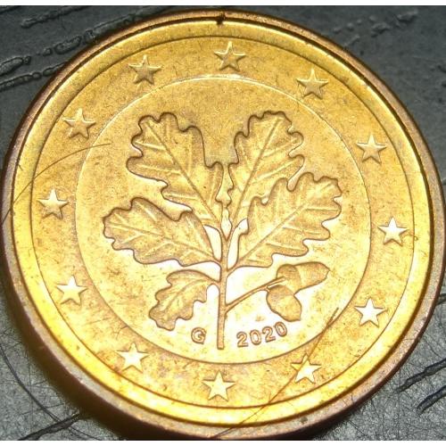 1 євроцент 2020 G Німеччина