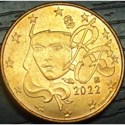 1 євроцент 2022 Франція