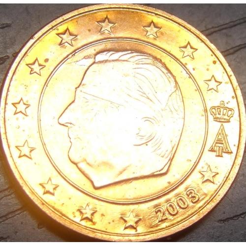 1 євроцент Бельгія 2003 UNC нечаста