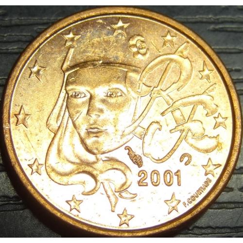 1 євроцент Франція 2001