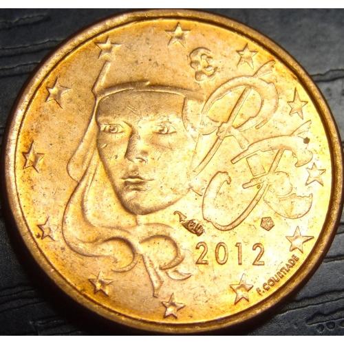 1 євроцент Франція 2012
