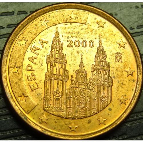 1 євроцент Іспанія 2000