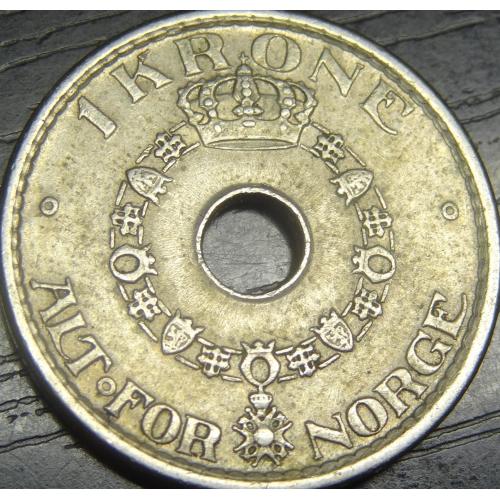 1 крона 1951 Норвегія