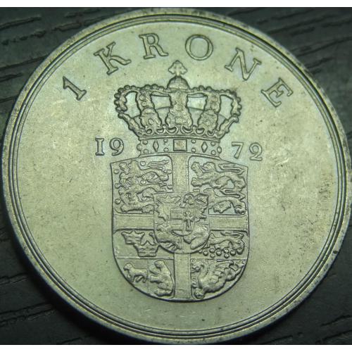 1 крона 1972 Данія