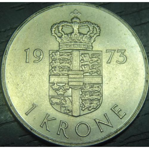 1 крона 1973 Данія