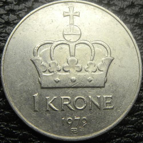 1 крона 1979 Норвегія