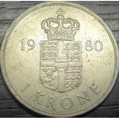 1 крона 1980 Данія