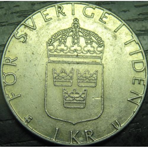 1 крона 1983 Швеція