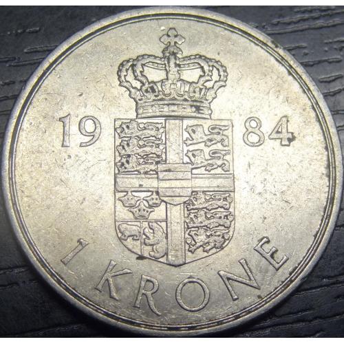1 крона 1984 Данія