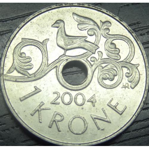 1 крона 2004 Норвегія