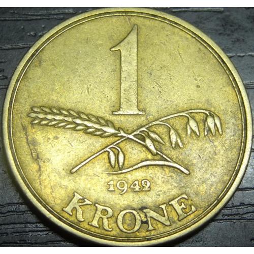 1 крона Данія 1942