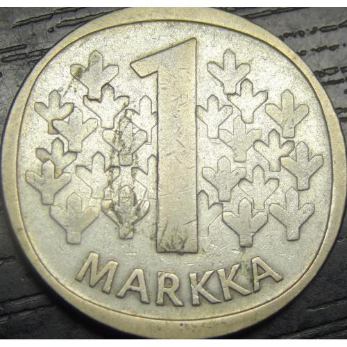 1 марка Фінляндія 1964 срібло