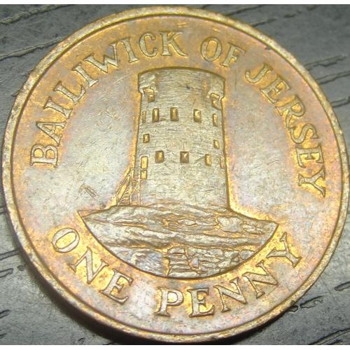 1 пенні 1985 Джерсі