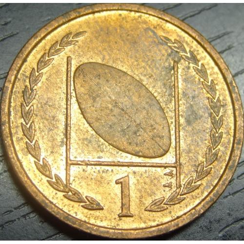 1 пенні 1997  Мен
