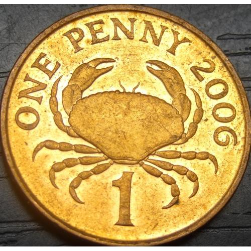 1 пенні 2006 Гернсі