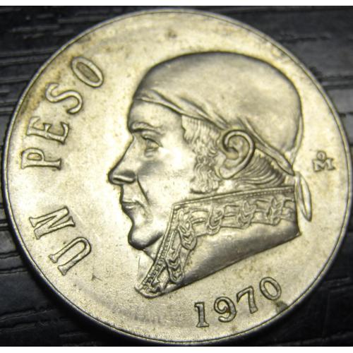 1 песо Мексика 1970