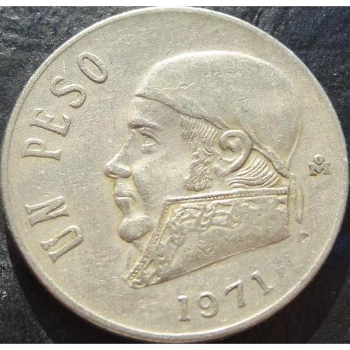 1 песо Мексика 1971