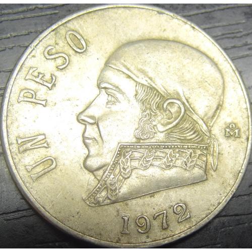 1 песо Мексика 1972