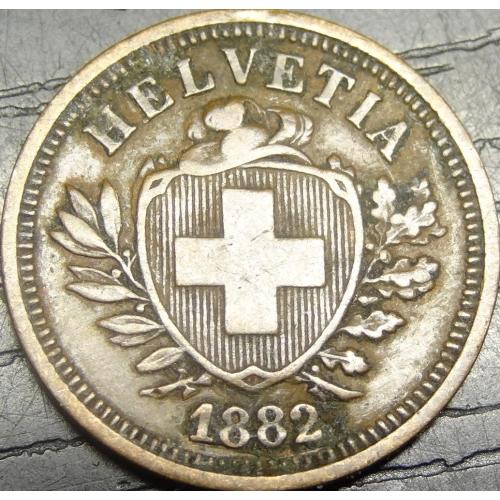 1 раппен 1882 Швейцарія