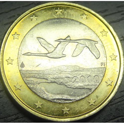 1 євро Фінляндія 2010 UNC рідкісна