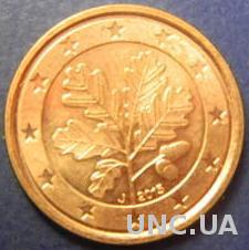 1 євроцент 2015 J Німеччина рідкісний