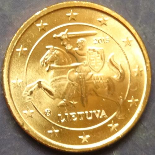 1 євроцент 2015 Литва UNC