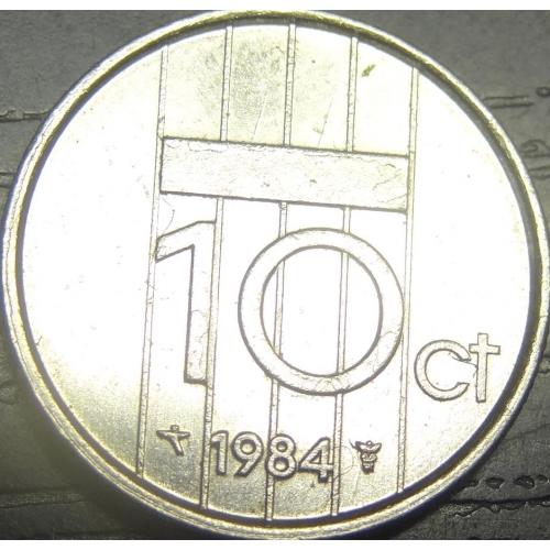 10 центів 1984 Нідерланди