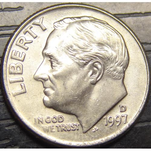 10 центів 1997 D США