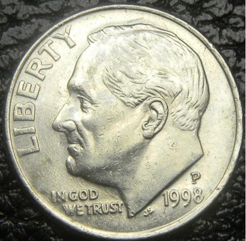 10 центів 1998 P США