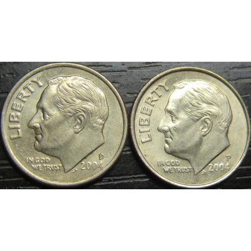 10 центів 2004 США (два різновиди)