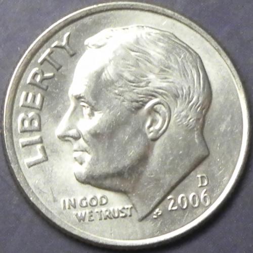 10 центів 2006 D США