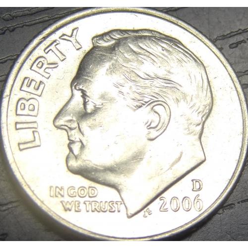 1 дайм 2006 D США