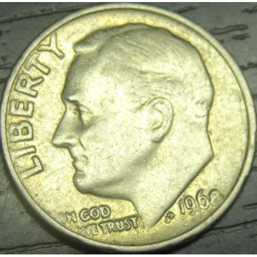 1 дайм 1968 США