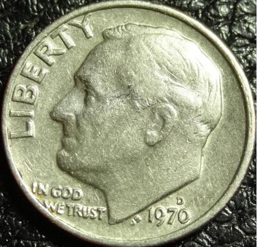 10 центів 1970 D США