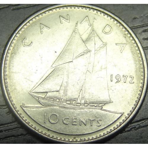 10 центів 1972 Канада
