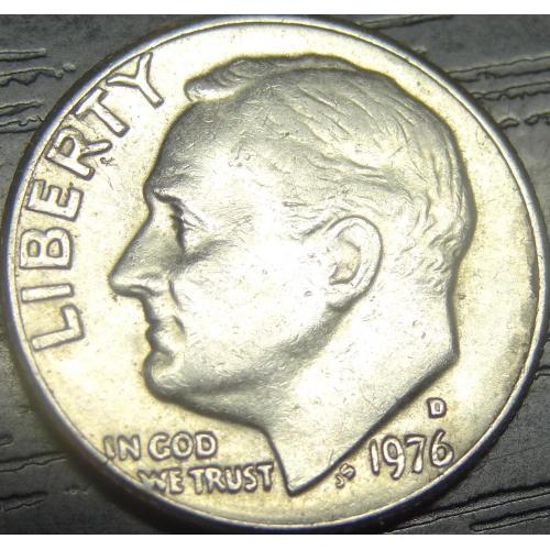 10 центів 1976 D США