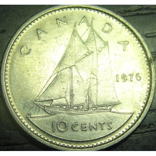 10 центів 1976 Канада
