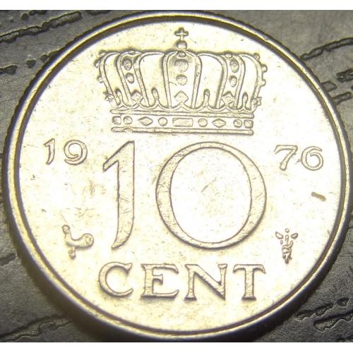10 центів 1976 Нідерланди