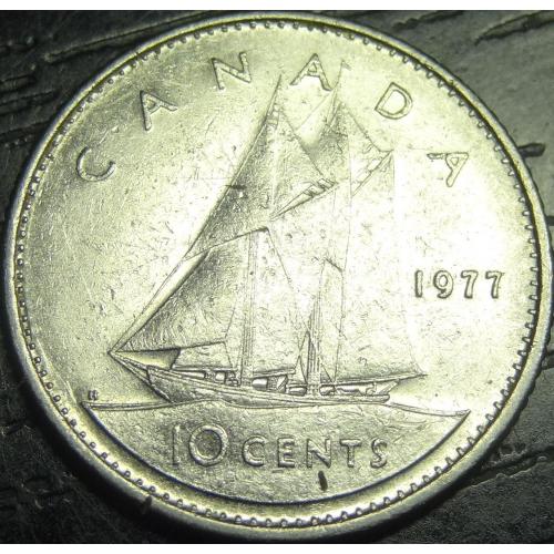 10 центів 1977 Канада