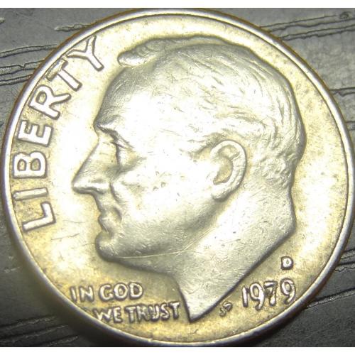 1 дайм 1979 D США
