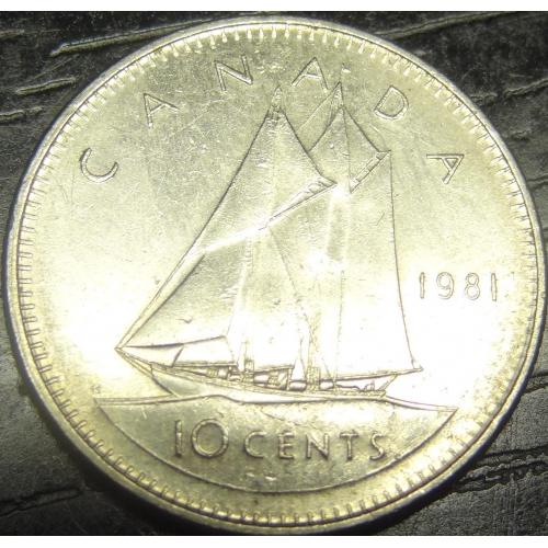 10 центів 1981 Канада
