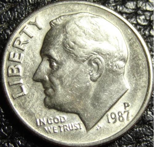 10 центів 1987 P США