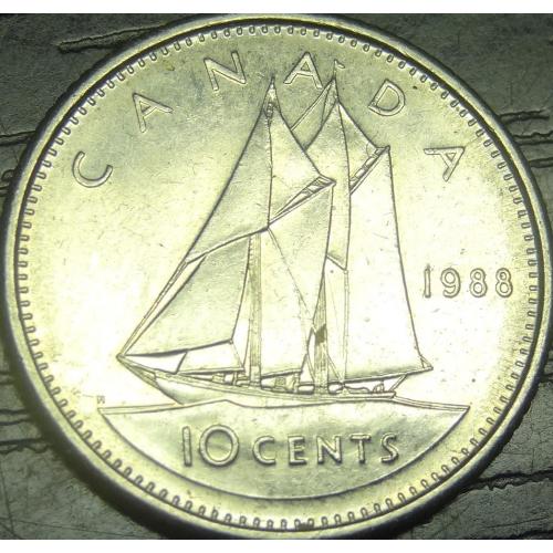 10 центів 1988 Канада
