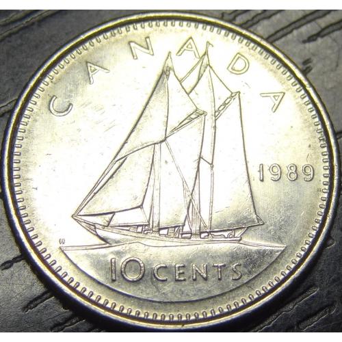 10 центів 1989 Канада