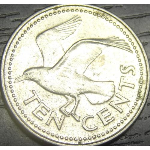 10 центів 1990 Барбадос