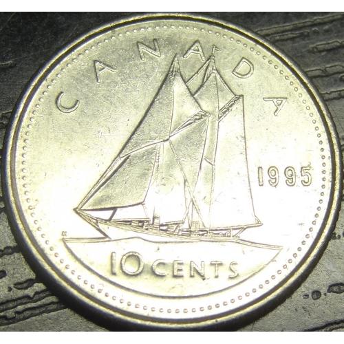 10 центів 1995 Канада