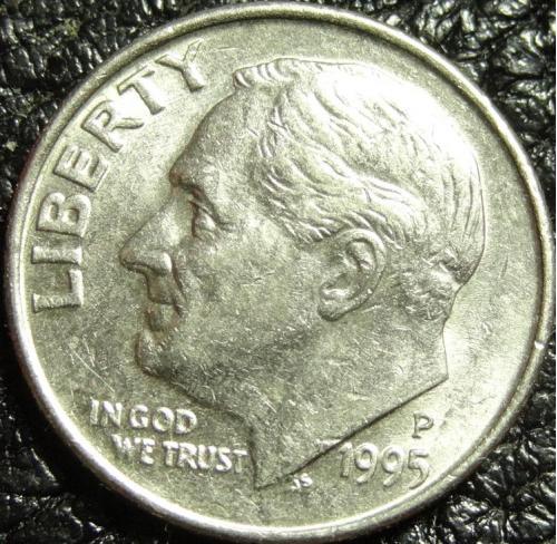 1 дайм 1995 P США